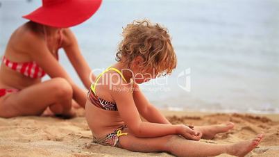 Little girl in holiday