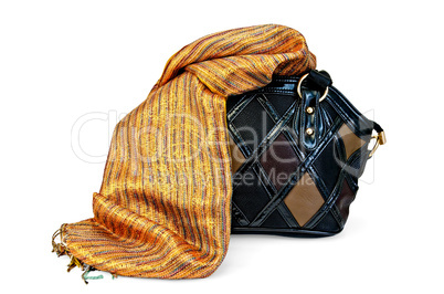 Bag female with scarf