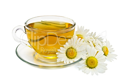 Herbal tea with chamomile