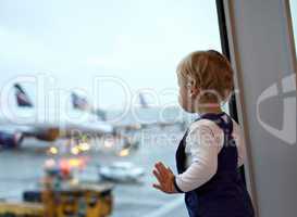 Kid in the airport.