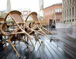 Street cafe in Riga