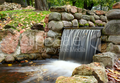 Cascade in the park.