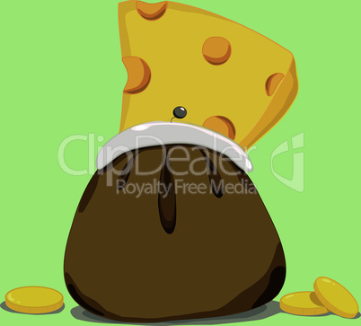 cheese in purse