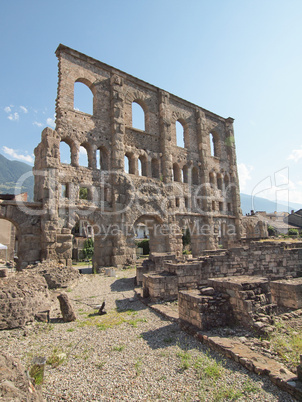 Roman Theatre Aosta