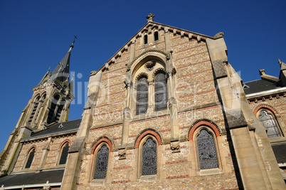 France, the church Saint Lubin of Rambouillet