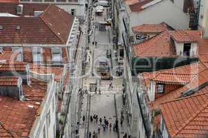 Portugal, old historical building in the center of Lisbon