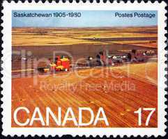 Postage stamp Canada 1980 Wheat Fields, Saskatchewan