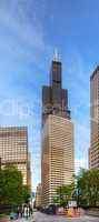 Cityscape of Chicago with the Willis Tower (Sears Tower)