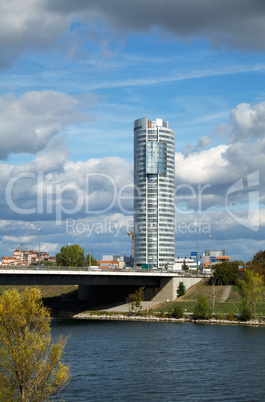Cityscape of  Vienna downtown