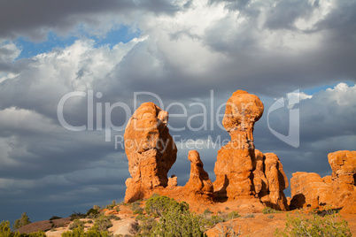 Scenic view at Arches National Park, Utah, USA