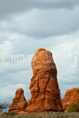 Scenic view at Arches National Park, Utah, USA