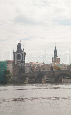 Charles bridge in Prague