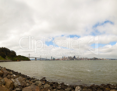 Downtown of San Francisco as seen from the bay