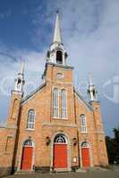 Canada, Quebec, the historical church of Kamouraska