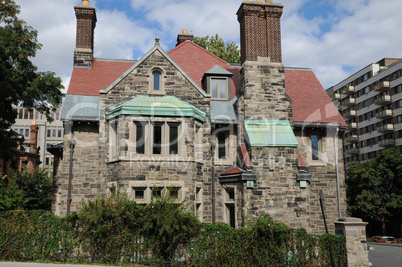 Quebec, Sherbrooke district in Montreal