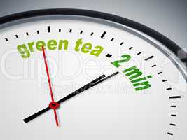 green tea - 2 min
