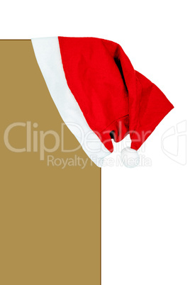 Pointed hat of Santa Claus