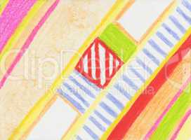 Diagonal Striped Pattern