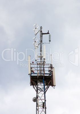communications tower for tv and mobile phone signals