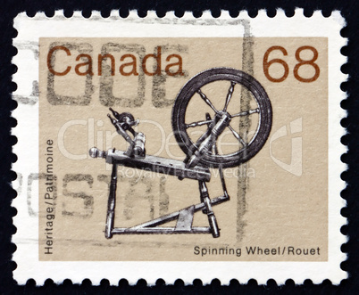 Postage stamp Canada 1985 Spinning Wheel, Heritage
