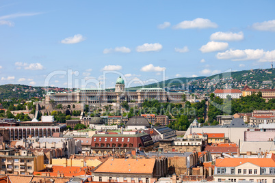 Budapest Cityscape and Buda Castle