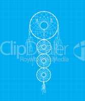 Dreamcatcher blue print