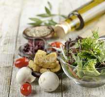 Fresh Salad Ingredients