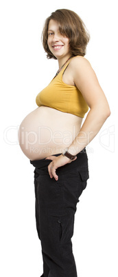 pregnant young woman