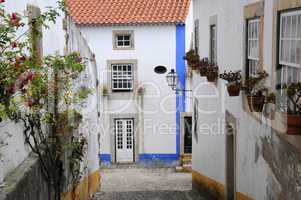 the small village of Obidos in Portugal