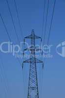 France, an electric line in Val d Oise