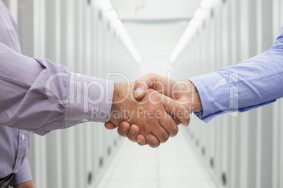 Men shaking hands