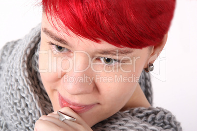 Mädchen mit roten Haaren