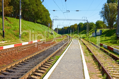 Infrastructure near railway station