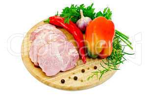 Delicacy pork with pepper