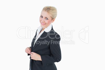 Portrait of confident young business woman