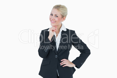 Portrait of confident young business woman