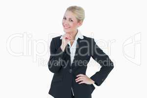 Portrait of confident young business woman