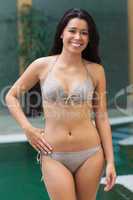 Girl posing in bikini