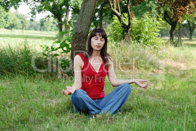 Woman meditation