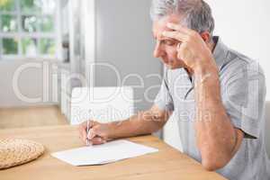 Man reading documents