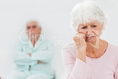 Couple having a dispute