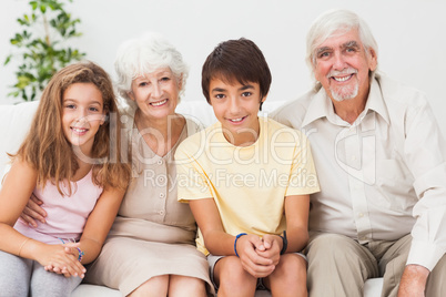 Grandparents with grandchildren