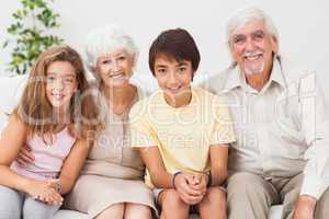 Grandparents with grandchildren