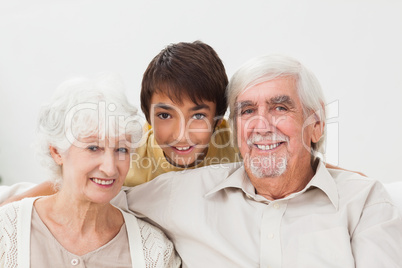 Grandparents with grandson