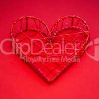 Heart shaped ornamental box