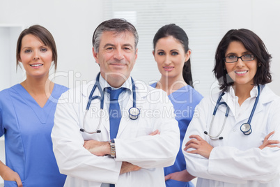 Two doctors and two nurses