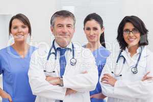 Two doctors and two nurses