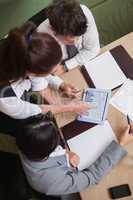 Overhead of business meeting