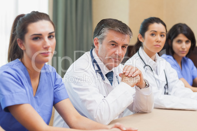 Panel of medical workers