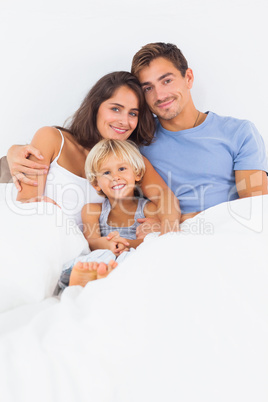 Lovely family embracing